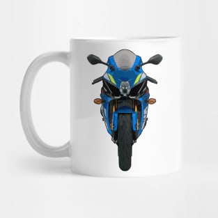 Blue GSX R1000 Illustration Mug